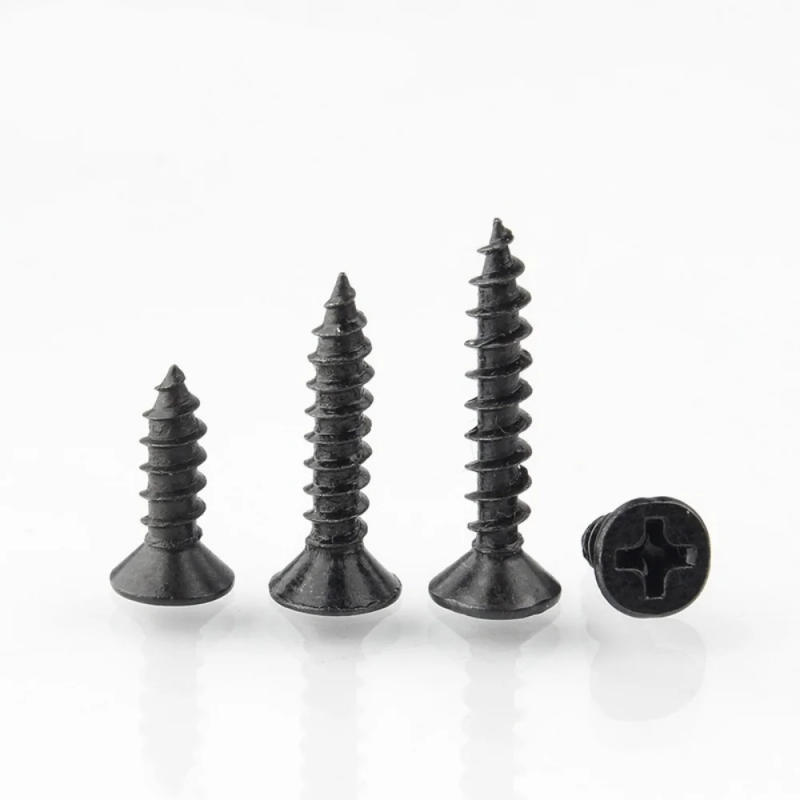 Description Picture 3 of itemHigh strength drywall nail self tapping screw, black cross flat head screw, woodworking gypsum board self tapping screw