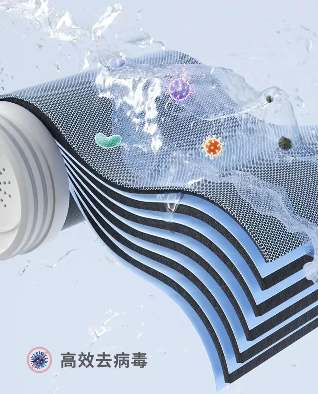 Description Picture 6 of itemYoupin Water-power Sterilization Faucet Water Purifier Ultraviolet Deep Sterilization 8-stage Fine Filtration Heating Faucet