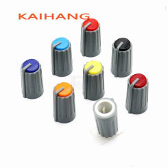 10PCS 10.5×18mm Plastic Knob Potentiometer Knob Mixer knob cap Diameter 10.5mm Height 18mm 270 degrees D-Shaped Inner Hole 6mm