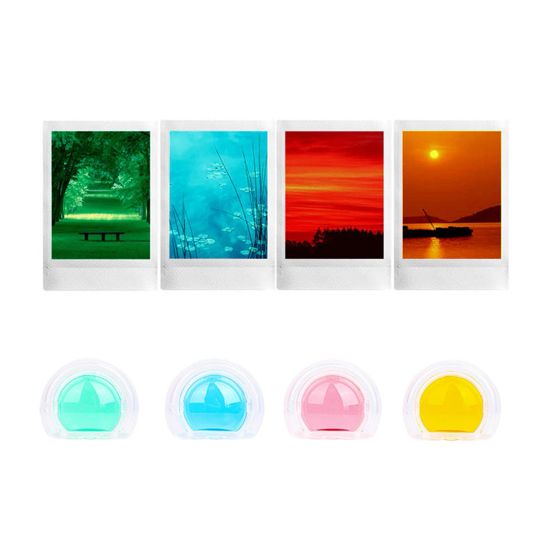 Description Picture 3 of itemNew  Mini12 Camera 4Pcs Colorful Camcorder Cute Close-up Colored Lens Filter Set for Fujifilm instax Mini 12 Accessories