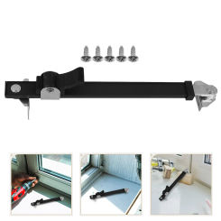 Support Rod Sliding Door Lock Window Windproof Bracket Security Vertical Bars inside Sash Glass