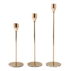 3 piece set Metal Candle European Style  Holders Simple Wedding Decoration Bar Party Living Room Decor Home Table Candlestick