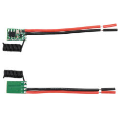 DC 3V-24V Wide Voltage Universal RF Module Miniature Wireless Transmitter-Receiver Module 433MHZ Transmitter LED Remote Control