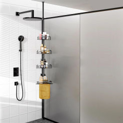 Punch-free Floor Toilet Storage Rack Shower Room Top Rack Bathroom Triangle Rack Bathroom Accessories