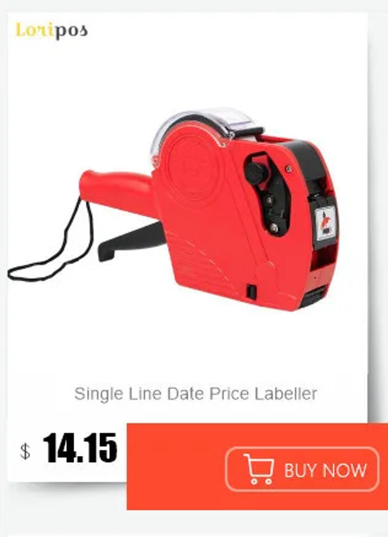 Description Picture 3 of itemColored Price Label For One Line Labeller, Pricing Gun Labeler #5500 Paper Tag Sticker, Price Tag Label Gun Refill Roll In Color