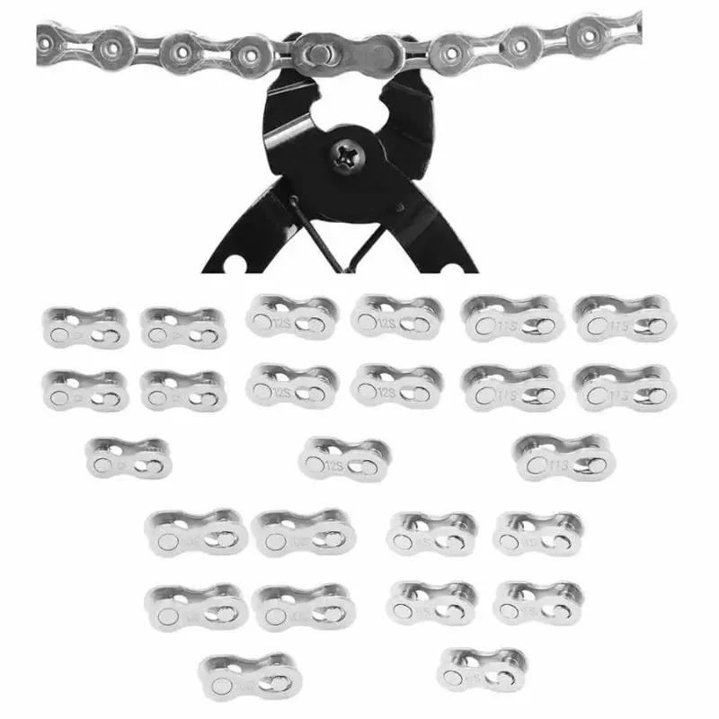 Description Picture 3 of item5 Pair Bicycle Chain Connector Lock Quick Link for 1/6/7/8/9/10/11/12 Speed Road Bike MTB Joint Parts Replacement Repair Kit