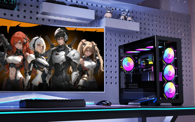 Description Picture 4 of itemAigo AM12 Rgb Fan Ventoinha PC Controladora 120mm Computer Case Fan Kit 6pin Water Cooler CPU Cooling Fans Argb 12cm Ventilador