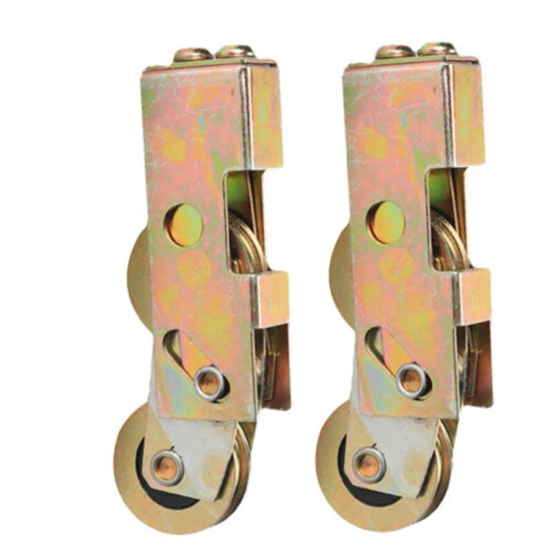 Description Picture 2 of item1Pair 6mm Shaft Diameter Tandem Sliding Patio Door Roller Wheels For UPVC Aluminium Timber Sliding Doors Hardware Accessories