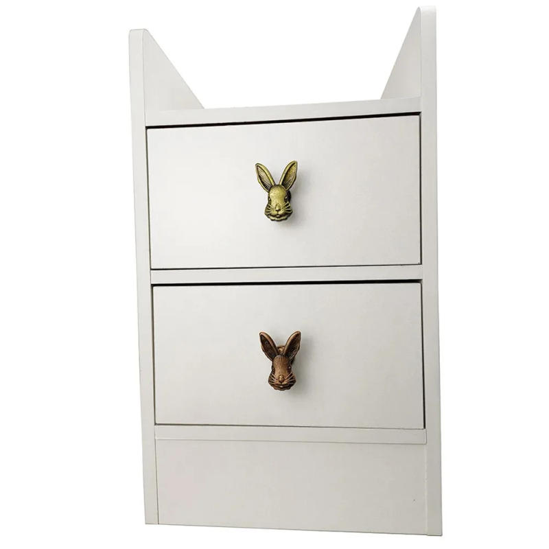 Description Picture 6 of item1pc Rabbit Shape Furniture Drawer Handle Door Knobs Handles For Children Room Cabinet Pulls Decoration 4.9x3.5cm Home Hardware