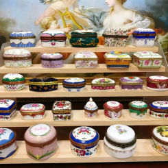 Cartoon 3D Relief Colorful Handdrawn Flower Tank Jar Jewelry Box Ring Box Tin Milk Jug Vase Tableware Household