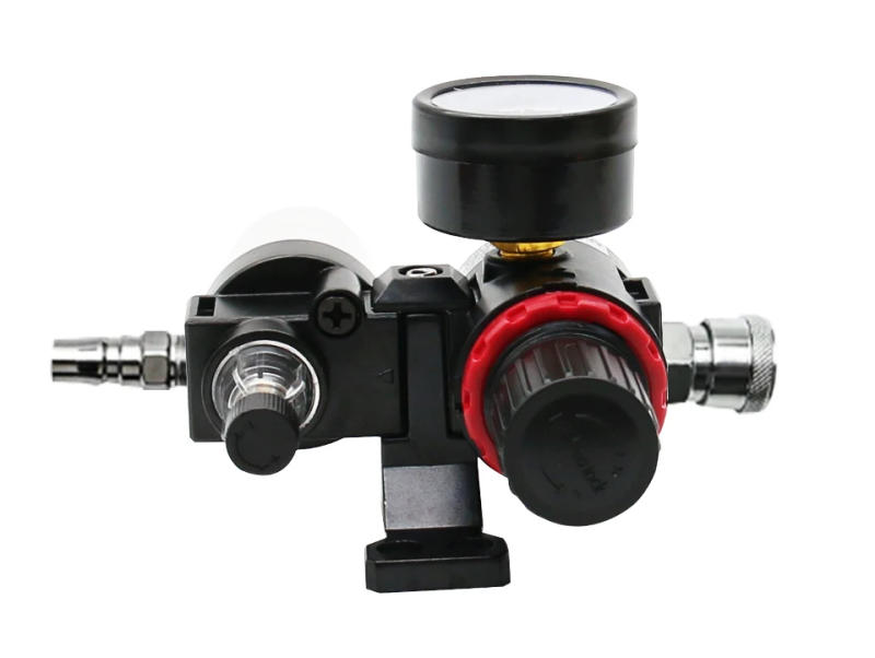 Description Picture 6 of itemAFC2000 AFR2000 + AL2000 G1/4 air compressor oil and water separator air filter is used to reduce the pressure valve regulator