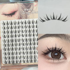60/100pcs 3D Eyelash Extensions Curling Up Volume False Eyelashes DIY Cosplay Makeup for Women and Girls Cosmetic Supplies