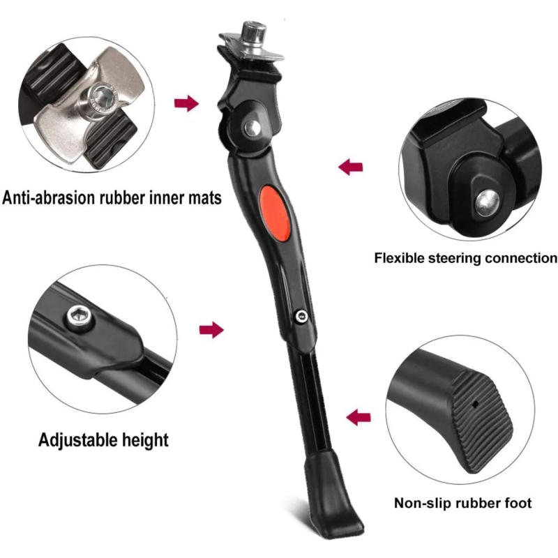 Description Picture 4 of itemBicycle Kickstand Parking Rack Adjustable Bicycle Side Support Kickstand for 24" 26" 27.5" 29" Mountain Bike