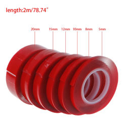 LXAF 2M Acrylic Double Sided Adhesive Sticker Tape High Strength Mounting Tape