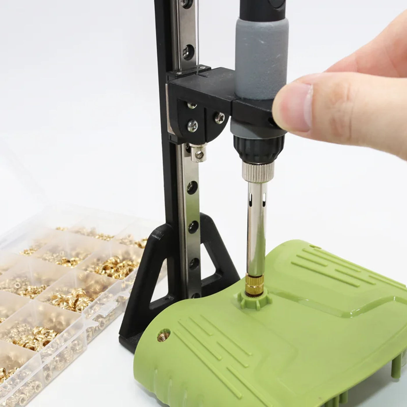 Description Picture 2 of itemThreaded Heat Brass Insert Nut Tool for 3D Printing M2 M3 M4 M6 Copper Hot Melt Insertion Nuts Soldering Iron Tip Plastic Insert