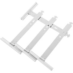 4 Pcs Aluminum Alloy Hanger Roller Repair Shutters Spring Parts Suspension Curtain