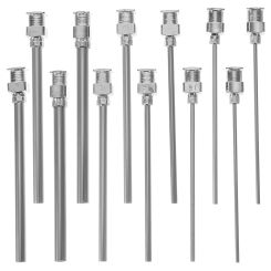 12 Pcs Set Suite Dispensing Precision Head Kit Glue Syringe Stainless Steel Luer Needle
