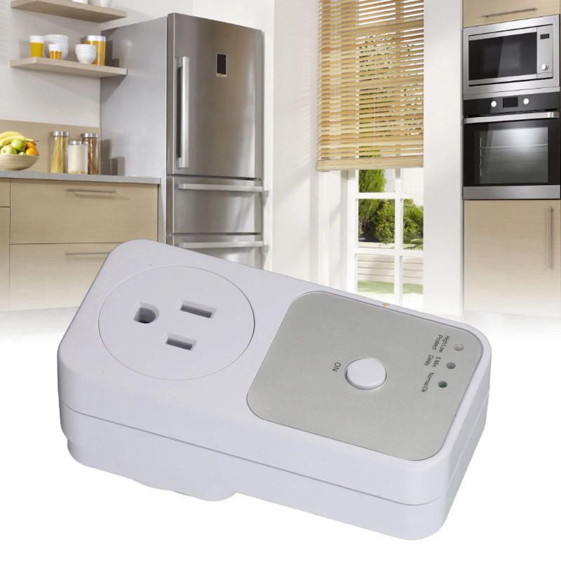 Description Picture 3 of itemRefrigerator Voltage Protector 5-6 Minutes Relay Socket Electric Multifunctional Washing Machine Protection Socket AC 120V US