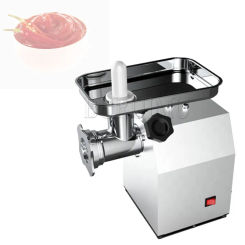 Electric Meat Grinder Food Processors Sausage Maker Filler Mincer Stuffer Stainless Steel with 2 Blades for Home Kitchen