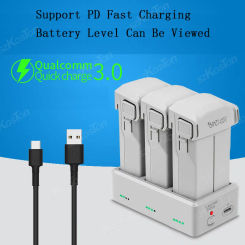 Drone Battery Charger for Mini 3/Mini 3 Pro 3-Way Charging Hub Battery Charging Butler for DJI Mini 4 PRO Accessories