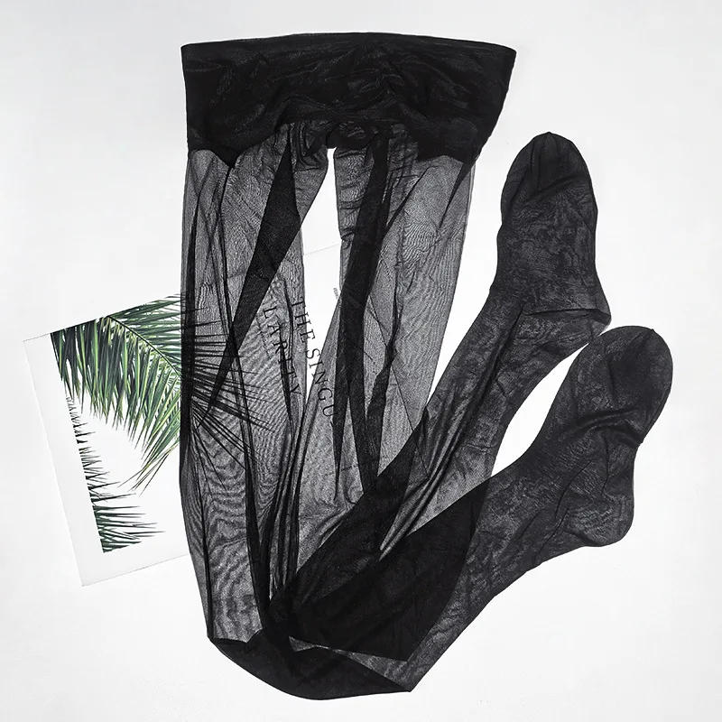 Description Picture 6 of itemWomen's Stockings High-Density Seamless 0.01d Mesh High Waist Ultra-Thin Silky Transparent Pantyhose Sockings Exotic Lingerie