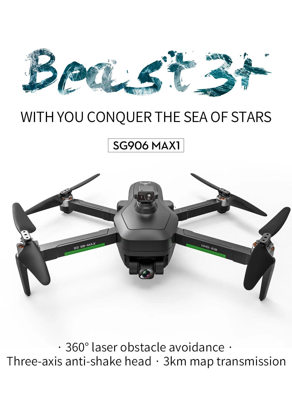 Description Picture 3 of itemZLL SG906 MAX1 SG906 PRO2 5G GPS Drone 4K HD Camera Laser Obstacle Avoidance 3-Axis Gimbal WiFi FPV Professional RC Quadcopter