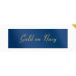 gold on navy blue