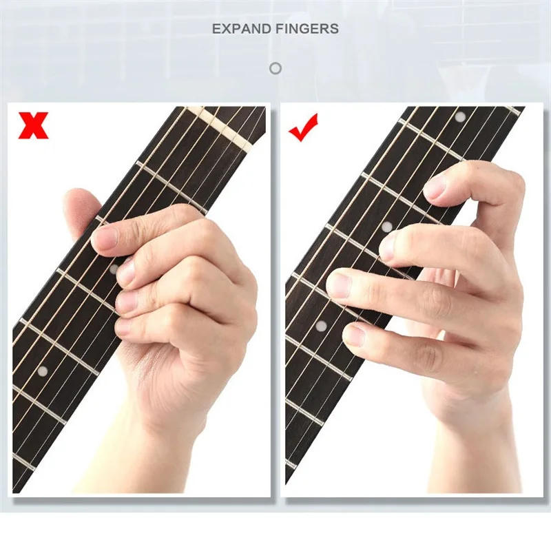 Description Picture 3 of itemGuitar Practice Finger Extender Stringed Musical Instrument Accessories Hand Strength Piano Span Training Plastic Extension