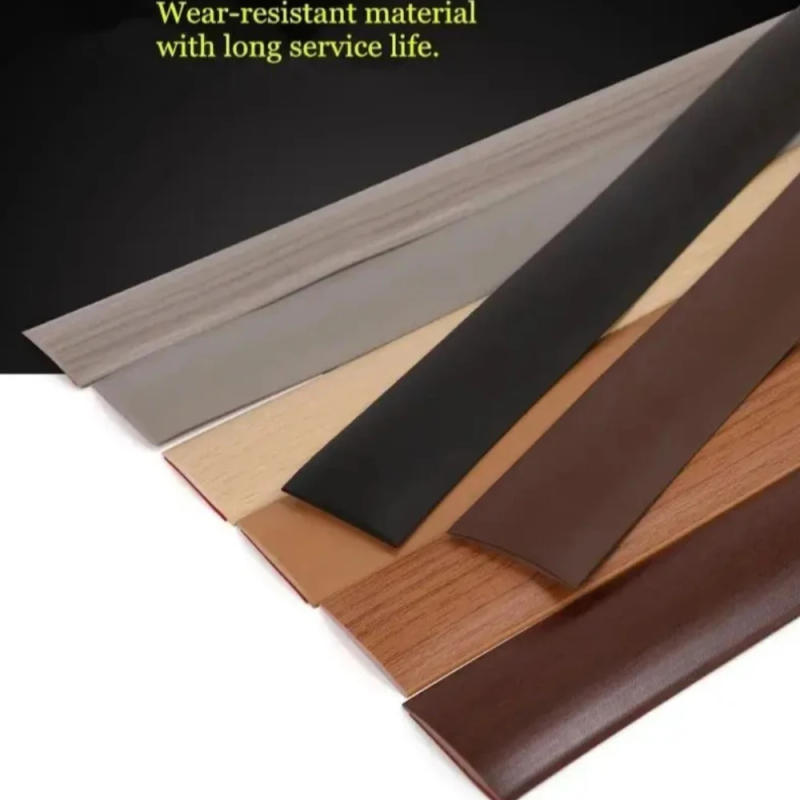 Description Picture 3 of item1PC 1Mx4cm Glue-free Self-adhesive Protective Floor Mat Flat Button Strip PVC Flooring Threshold Seam Edge Trim Home Decoration