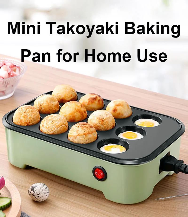 Description Picture 3 of itemDMWD Octopus Ball Maker Takoyaki Baking Pan Electric Crepe Pancake Frying Pan Machine Eggs Omelette Grill Chibi Maruko Cake Oven