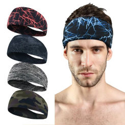 Sport Headbands Bike Cycling Running Sweatband Fitness Jogging Tennis Yoga Gym Headscarf Head Sweat Hair Band Bandage Men Women