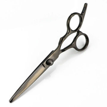 Thinning Hair Cutting Scissors Barber Salon Stainless Steel Barber Scissors 6.0 Inch Black Hairdressing Shears Barber Shop