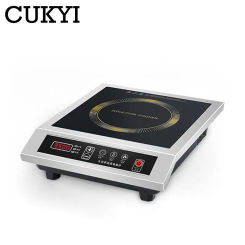 Intelligent Concave induction cooker 8-gears power adjust Temperature Controlable Kitchen Cooktop 2.8KW High-Power Commercial EU