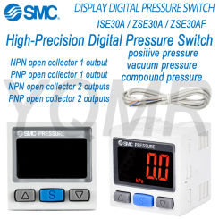 SMC Digital Pressure Switch ISE30A-01-B-L ZSE30A ZSE30AF-01-N-L/P/AML High-Precision Vacuum Negative Pressure Sensor Switch