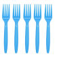 10Pcs Forks Blue