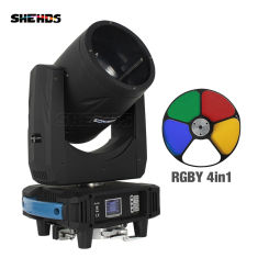SHEHDS 400W RGBW Zoom Wash COB LED Moving Head For Wedding Nightclub Theater Disco Party