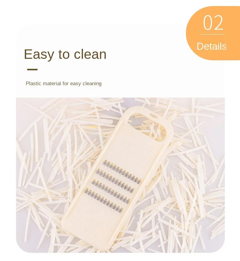 Description Picture 4 of itemGrater Vegetables Slicer Carrot Korean Cabbage Food Processors Manual Cutter Kitchen Accessories Supplies Useful Things for Home