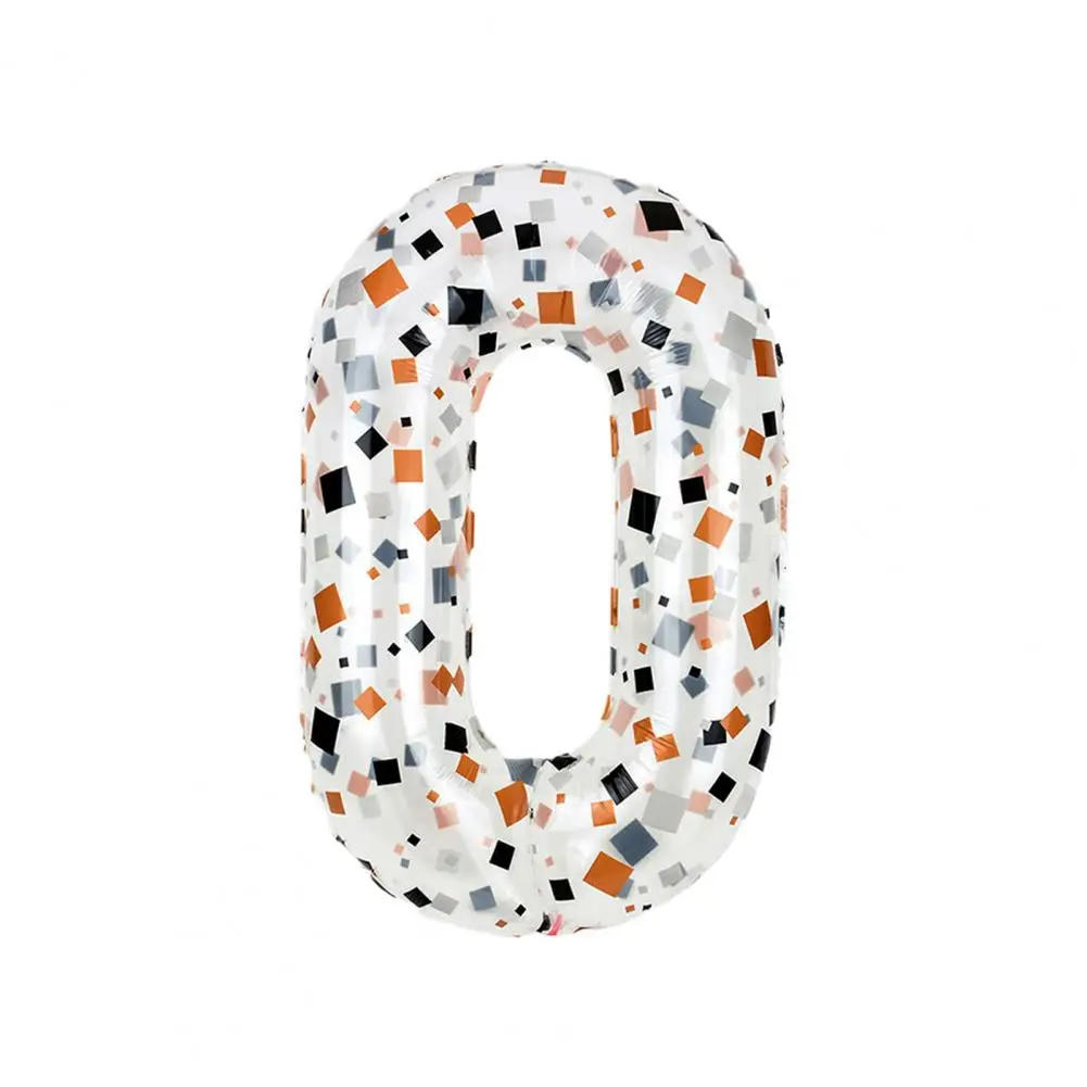 Description Picture 6 of item40Inch Cream Color Number Balloons 0-9 Large Digital Foil Adult Happy Birthday Wedding Baby Shower Party Decoration Globos