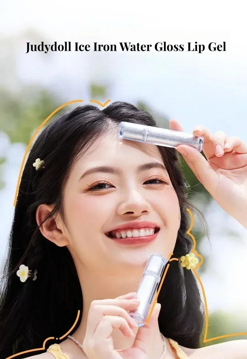 Description Picture 2 of itemJudydoll Mirror Lip Gloss Lip Pencils Long-lasting Moisturizing Lipsticks Shine Watery Lip Lotion Metal Brush Head Makeup