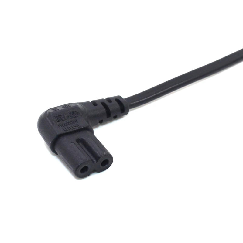 Description Picture 5 of itemEU Schuko CEE7/16 to IEC320 C7 Angle Converter Angle Extension Cable for Samsung Philips Sony LED TV Figure8 AC Power Cord