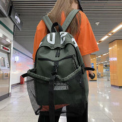 2022  New Trend Backpack Basketball Bag Men's Casual Sports Backpack Fashion College Student School Bag
