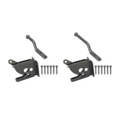 Fence Hinge Latch Self Locking Farm Hardware Garage Courtyards Heavy Duty Factory Protection Garden Carbon Steel Barn Door Lock
