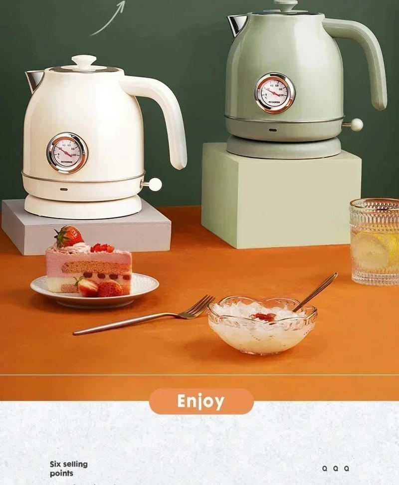 Description Picture 4 of item220V 1800W 1.7L Large Capacity Electric Kettle Kitchen 304 Stainless Steel Electric Kettle For Household Boiling Water Small