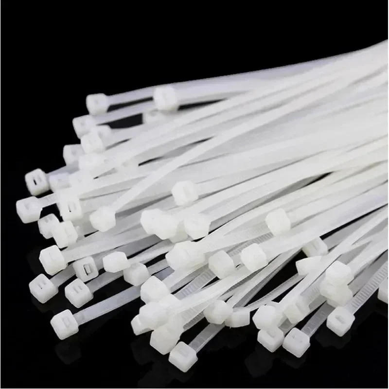 Description Picture 4 of item100/1000Pcs Wholesale Plastic Nylon Cable Ties Self-locking Cord Straps Adjustable Cable Fastening Loop Home Office Wire Zip Tie