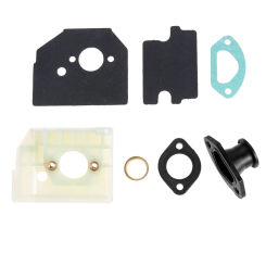 DRELD Chain Saw Carburetor Bracket & Spacer & Inner Guide& Gaskets Kit Fit for Chinese Chainsaw 4500 5200 5800