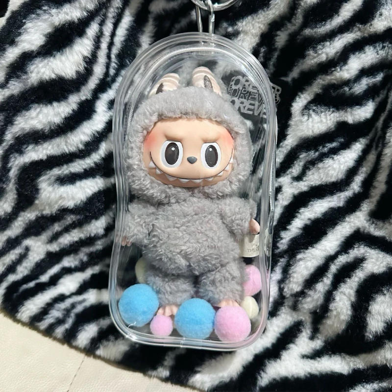 Description Picture 4 of item17.2*11.5*6.5cm Mystery Box Storage Case Anime Ornaments Mystery Box Organizer Box Square Plush Dolls Display Bag