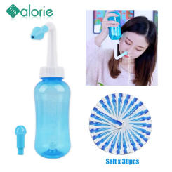 Nose Cleaner Nasal Washing Bottle Nasal Irrigator Nose Aspirator Child Adult Nasal Sinusite Allergic Rhinitis Nose Wash Salt Set