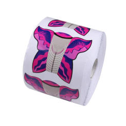 50 Rolls *  500Pcs Nail Form, Nail Art Guide Stickers for Acrylic UV Gel Nail Tips Manicure Extension Tool