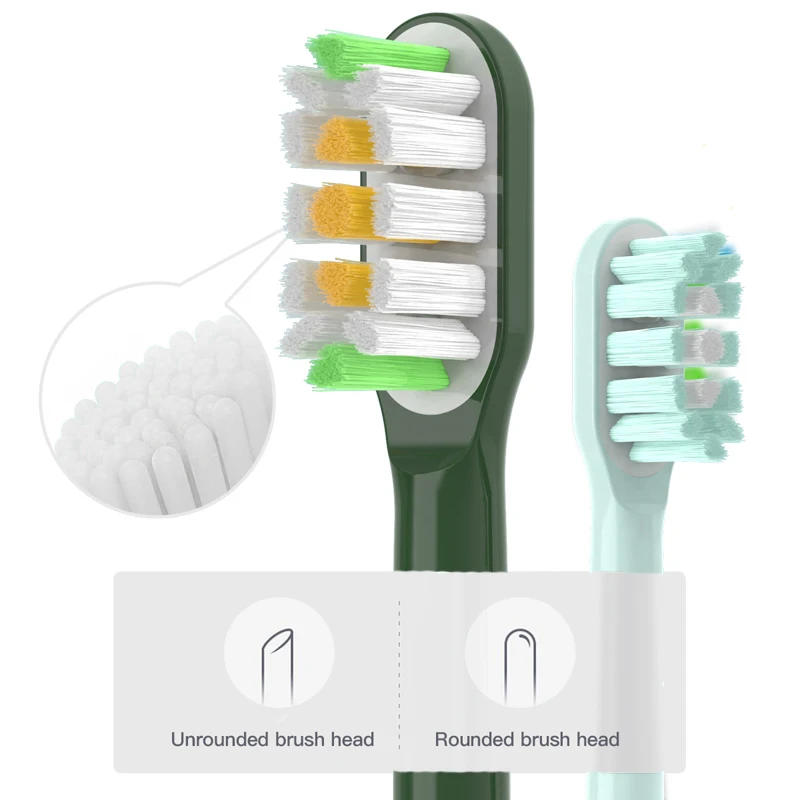Description Picture 6 of item10pcs for SOOCAS X3/X3U/X5 Copper Free Replacement Toothbrush Heads Sonic Electric Tooth Brush Nozzle Heads Smart Brush Head