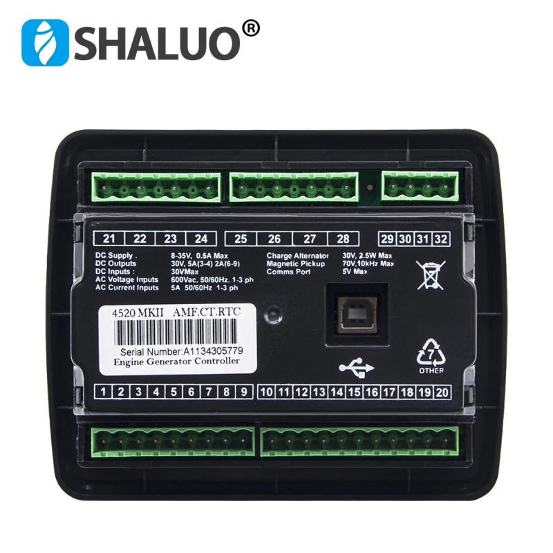 Description Picture 5 of itemDSE4520 MKII Original AMF Diesel Generator Controller Panel Auto Mains Failure Control Module Copy 4520 For Generator Parts